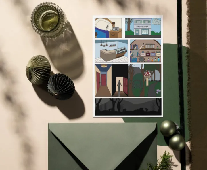 Création d’une bande dessinée fantastique