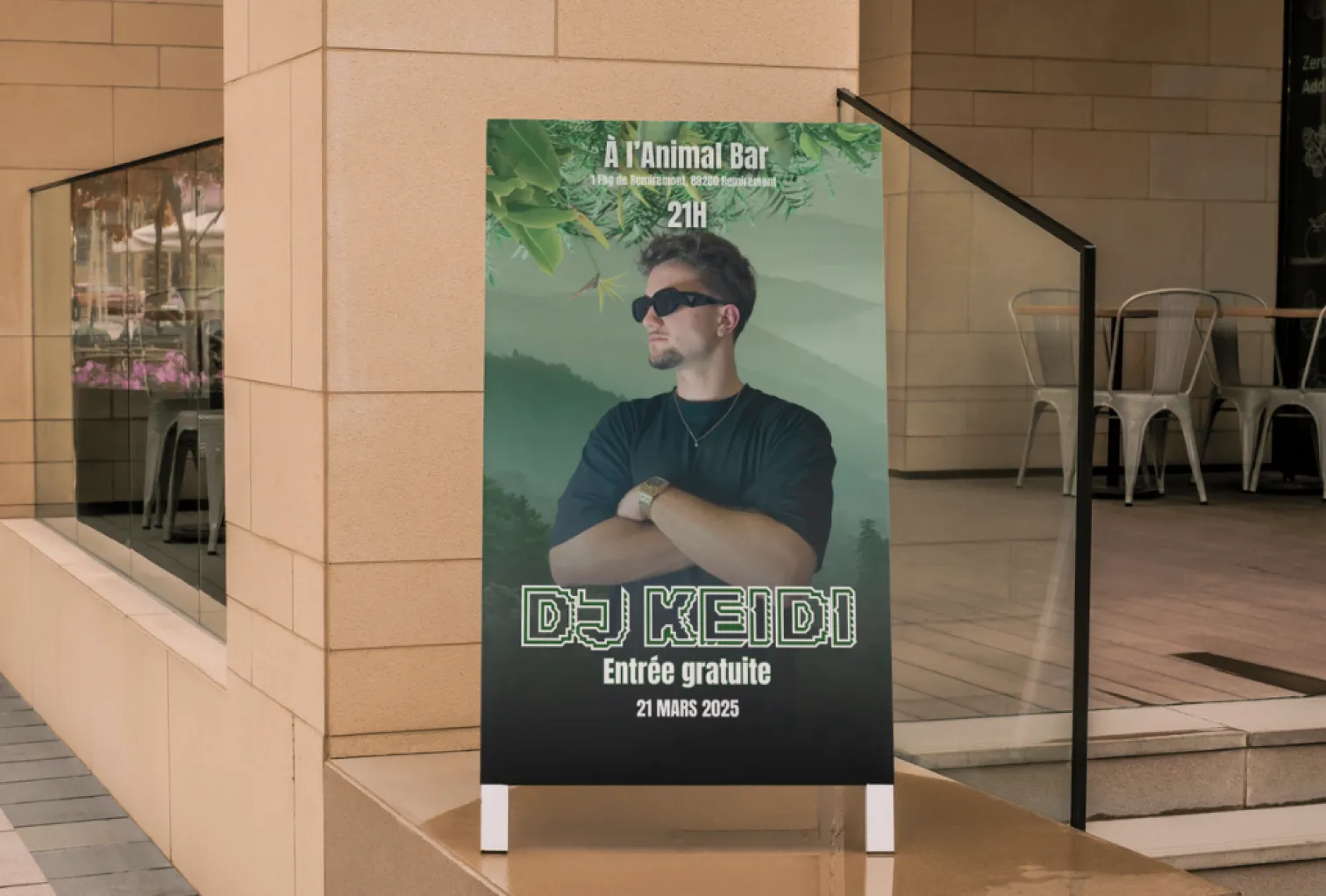 Affiche en situation 1