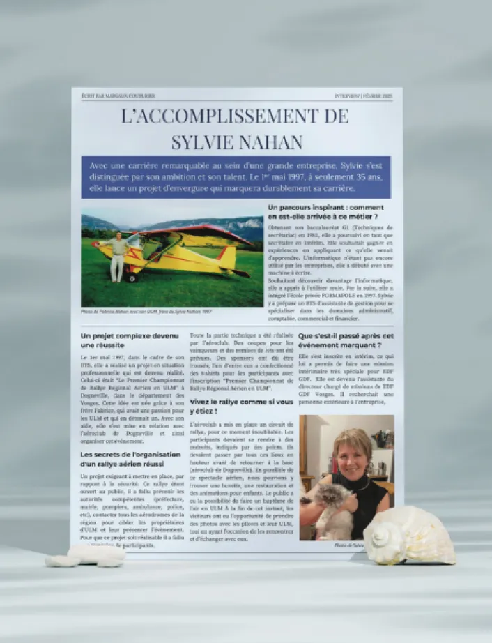 Document d'interview professionnel