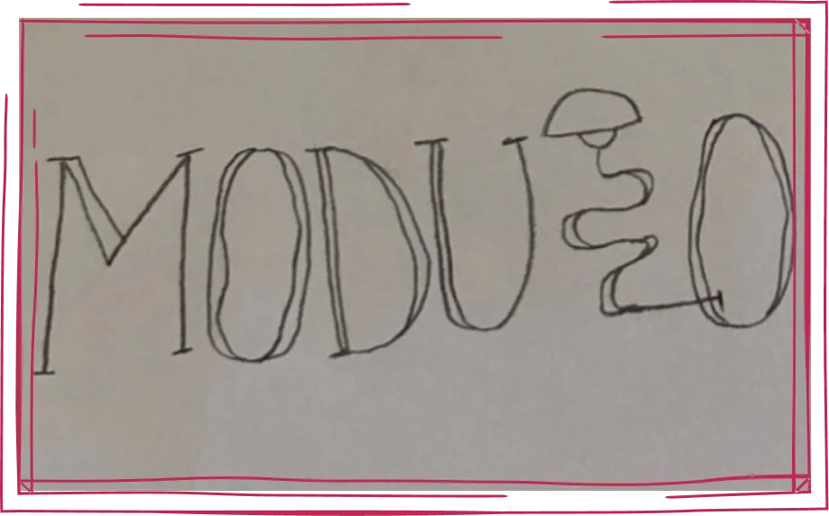 Logo MODULO version dessinée