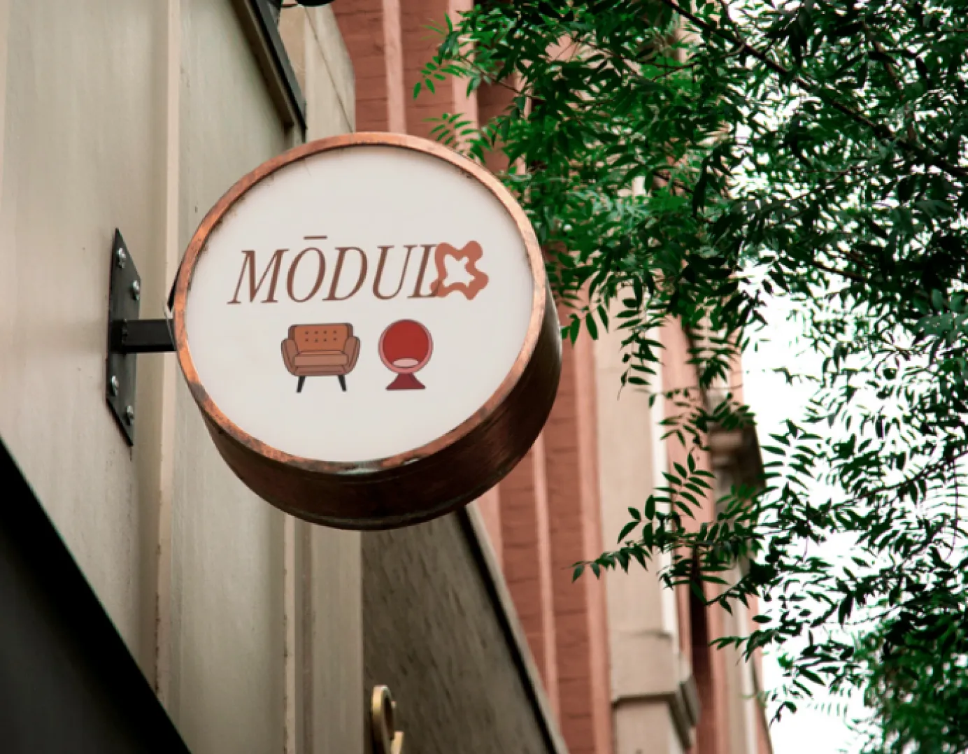 Logo Modulo sur enseigne